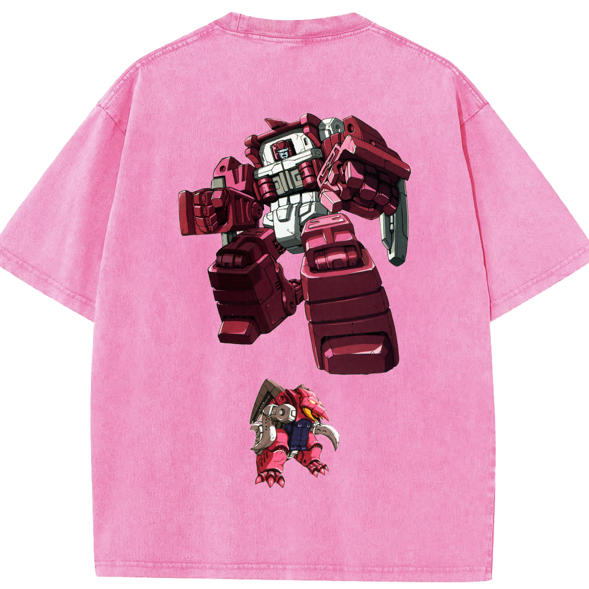 （画像用）  綿100% ヴィンテージ風 半袖Tシャツ（背面プリント）